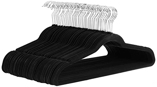Amazon Basics Slim Velvet Hangers (50-Pack)