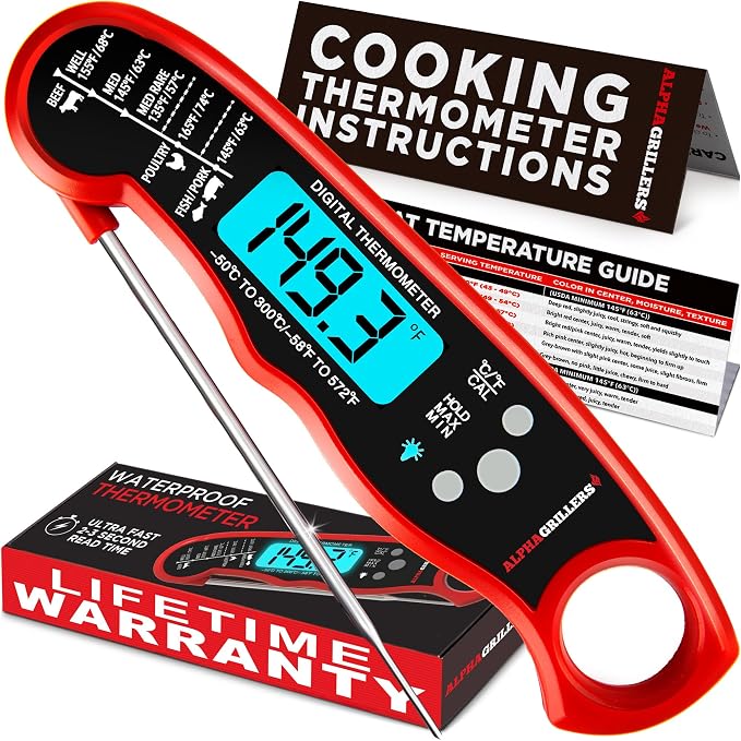 Alpha Grillers Instant-Read Thermometer