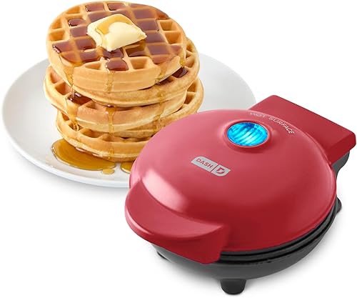 Dash Mini Waffle Maker (Red)