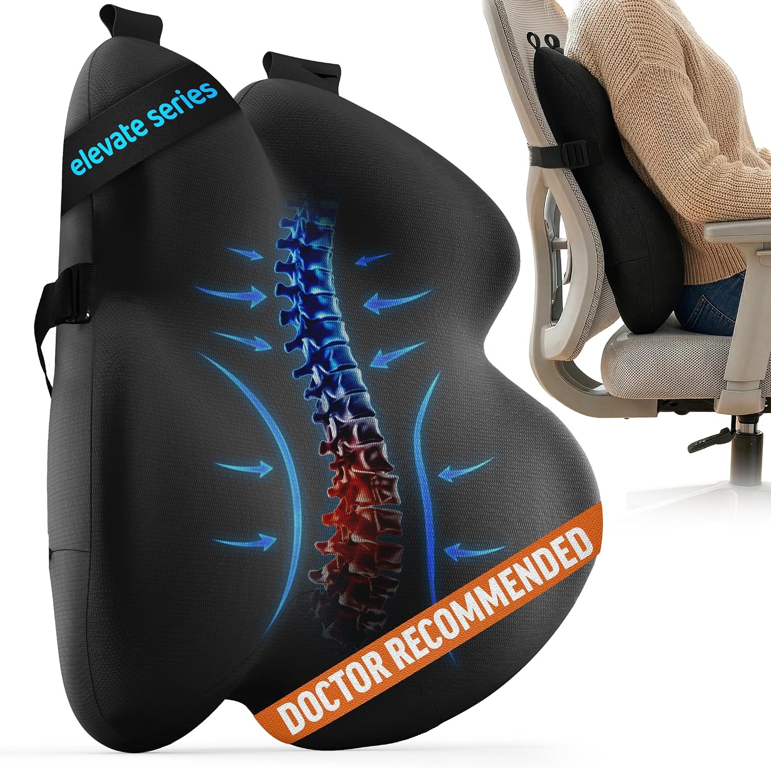 Everlasting Comfort Lumbar Support Pillow