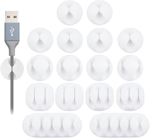 OHill Adhesive Cable Clips (16-Pack)