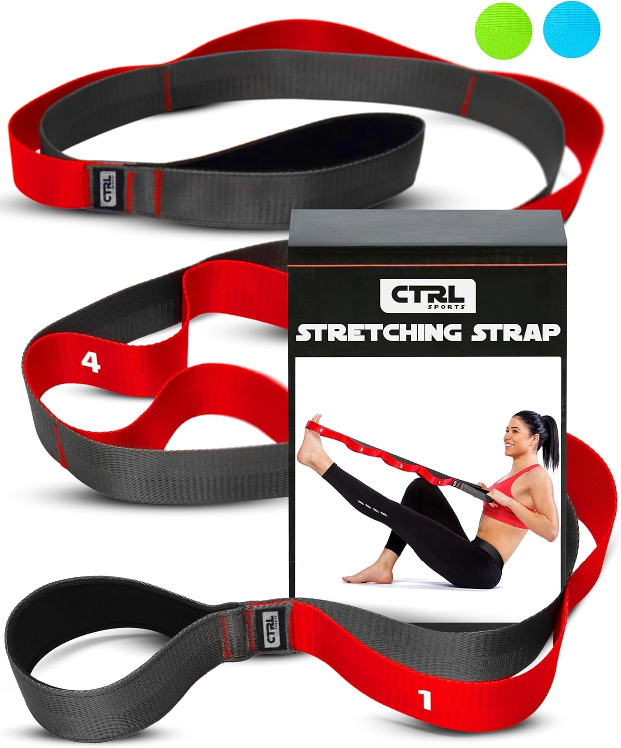 CTRL Sports Stretching Strap with Loops