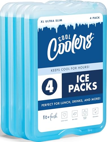 Fit & Fresh Slim Ice Packs (4-Pack)