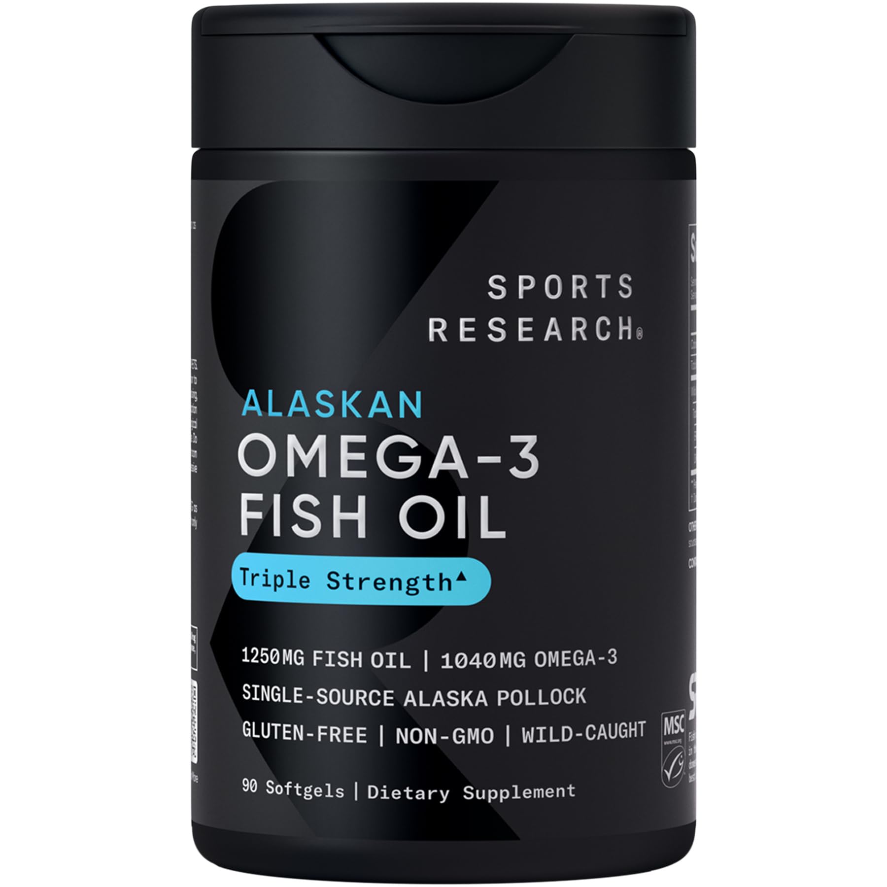 Sports Research Omega-3 Fish Oil 1250mg