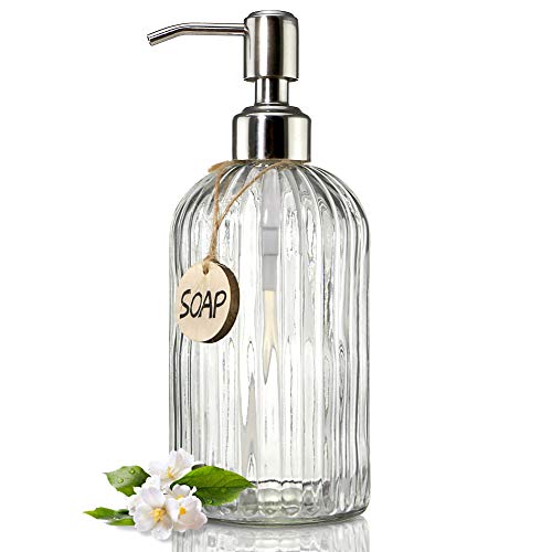 JASAI Glass Soap Dispenser (18 oz)