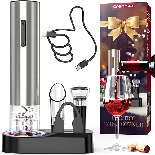 Crenova Electric Wine Opener Set