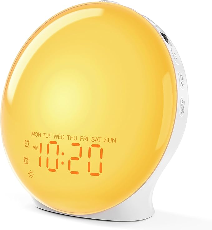 JALL Sunrise Alarm Clock + White Noise