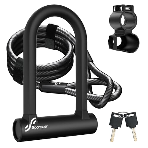 Sportneer Heavy-Duty Bike U-Lock