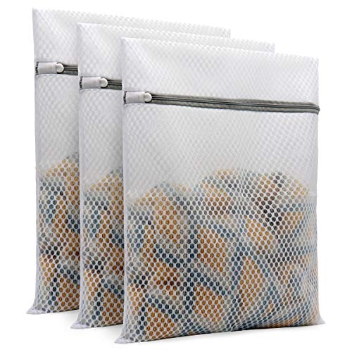 Muchfun Mesh Laundry Bags (3-Pack)