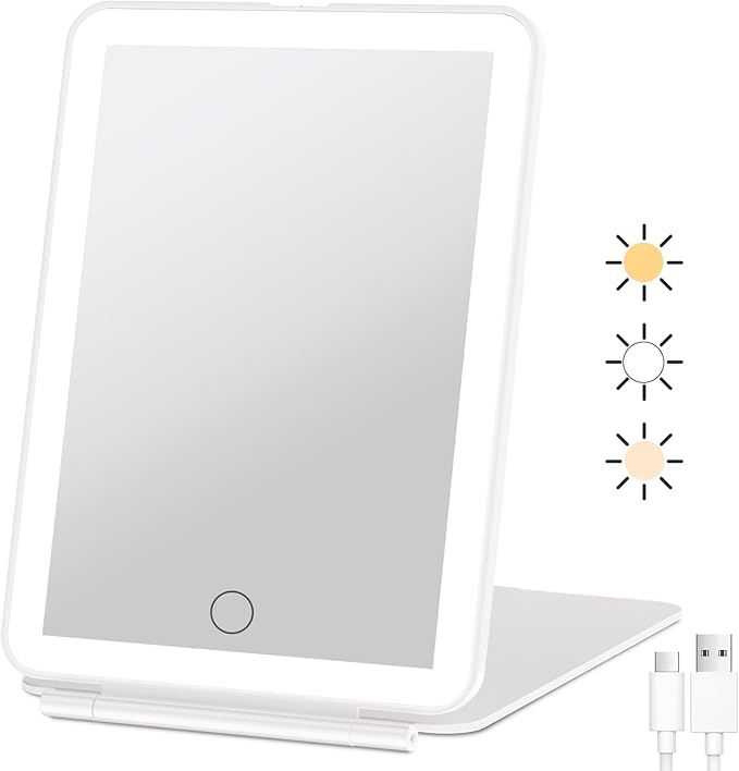 FUNTOUCH LED Travel Vanity Mirror