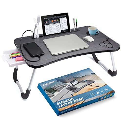 Slendor Bed Laptop Desk with Storage
