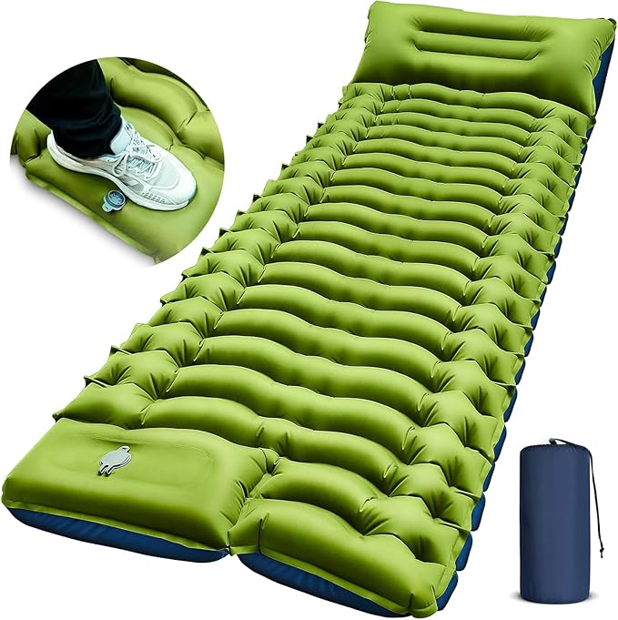 FUN PAC Inflatable Sleeping Pad + Pillow