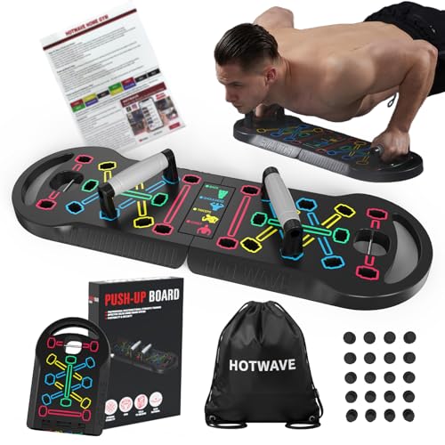 HOTWAVE Foldable Push-Up Board