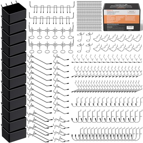 INCLY Pegboard Accessories Kit (278 pcs)