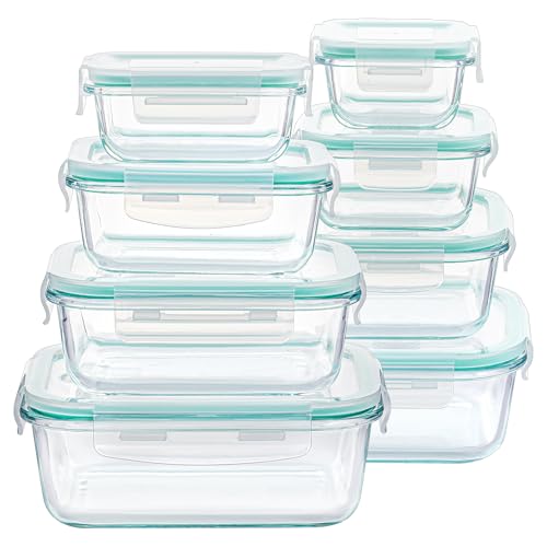 Vtopmart Glass Food Containers (8-Pack)
