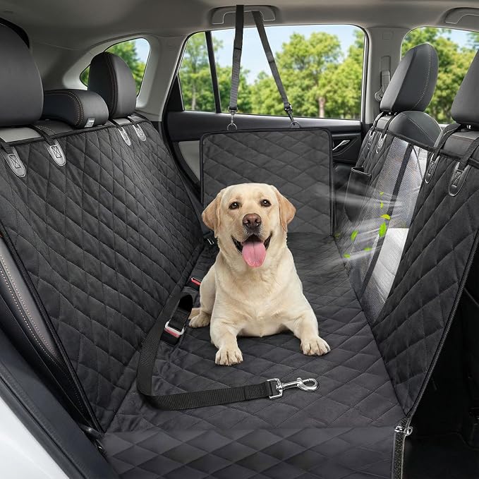 600D Waterproof Dog Car Seat Cover