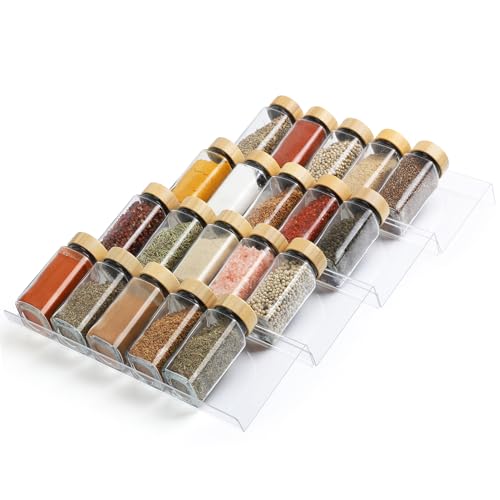 4-Tier Acrylic Spice Drawer Organizer