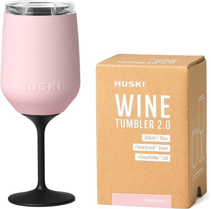Huski Wine Tumbler 2.0 (Powder Pink)
