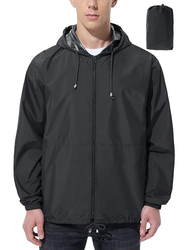 Packable Waterproof Rain Jacket