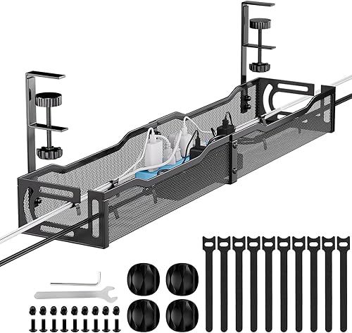 Mzmaxy Under-Desk Cable Tray (25")