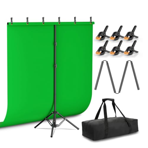 Emart Green Screen Backdrop Kit (5x6.5 ft)