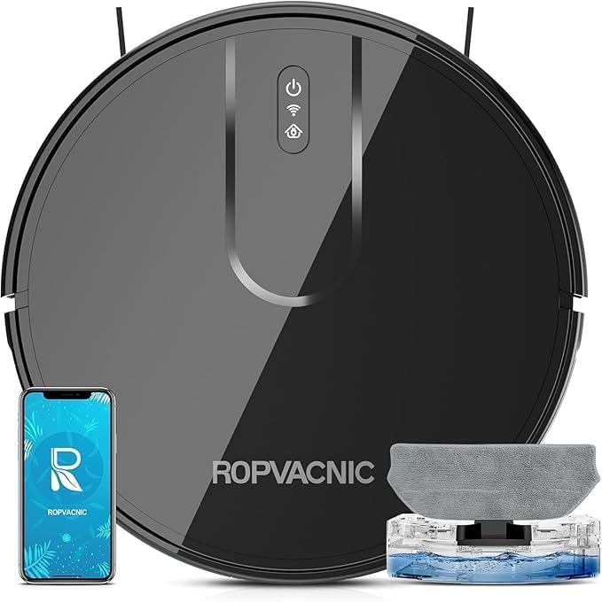 ROPVACNIC Robot Vacuum & Mop Combo