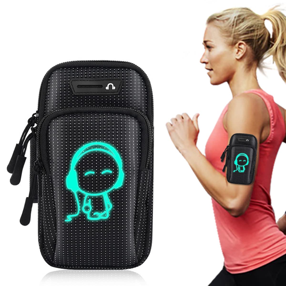 LED Armband Phone Holder