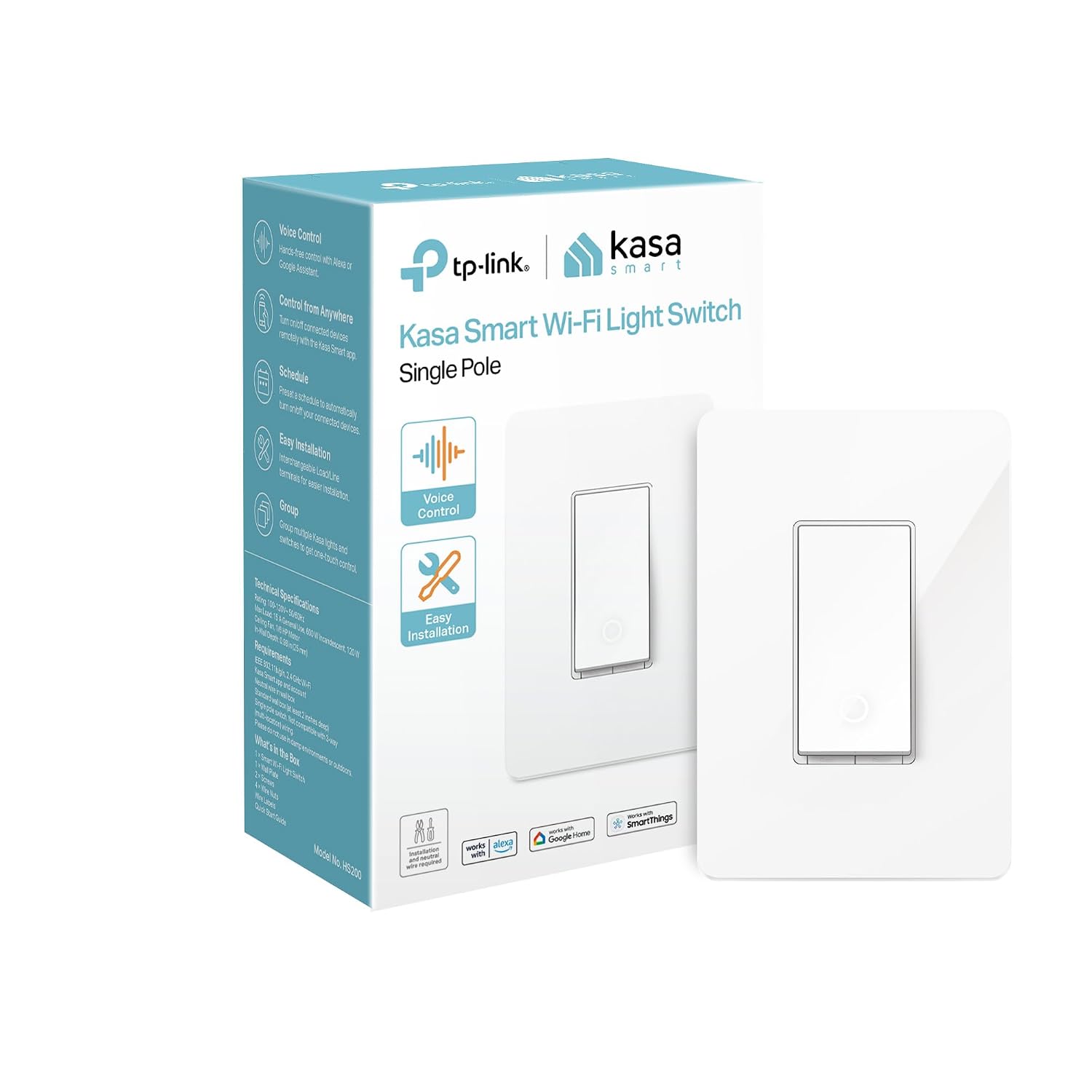 Smart Light Switch (Single Pole)