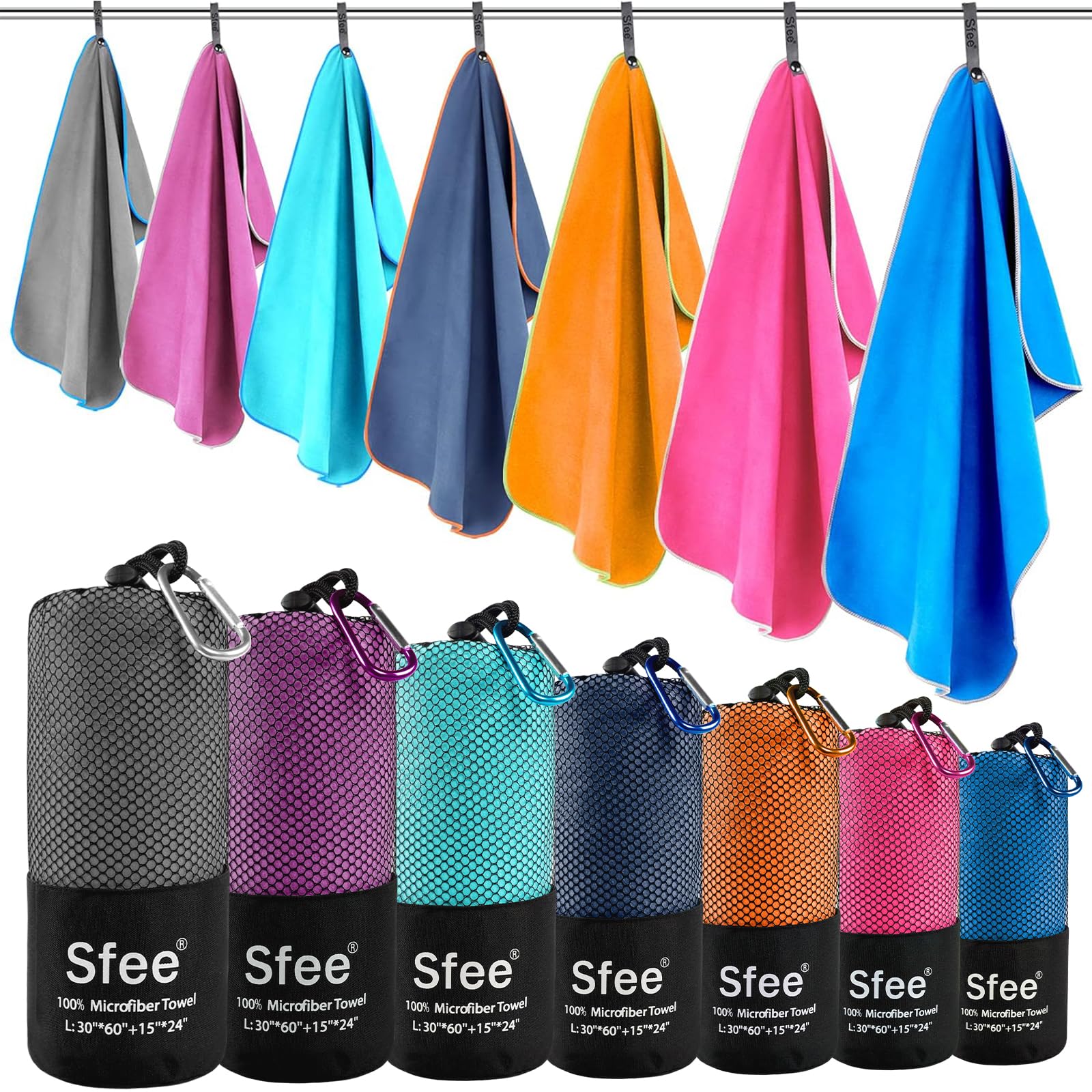 Microfiber Gym Towel (2-Pack)