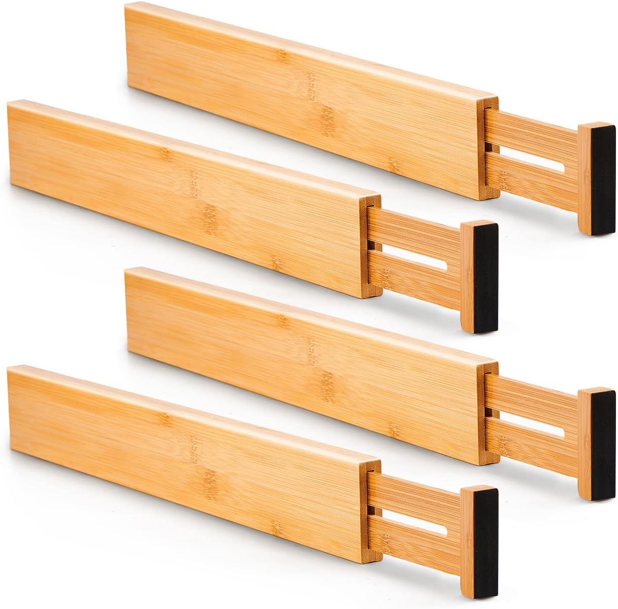 Bamboo Drawer Dividers (Adjustable)